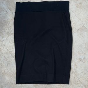 Black pencil skirt.